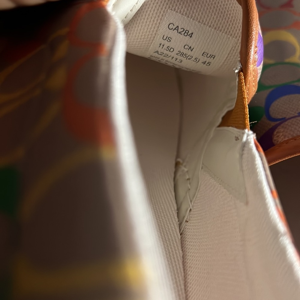 COACH
Men's Skate Rainbow Logo Print Slip-On Sneakers - Picture 5 of 15